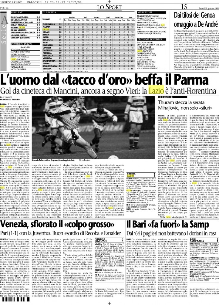 tacco mancini a parma 1999